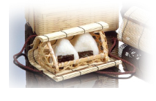 白竹おむすび籠（小） 弁当箱 竹製